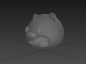 bear head Model 3D