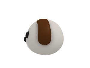 dog head 3D Model