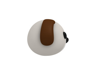 dog head 3D Model