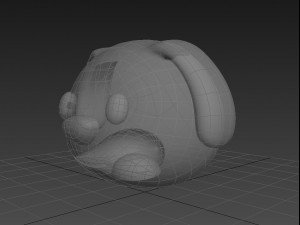 dog head 3D Model