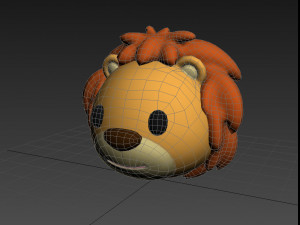 lion head 3D 모델