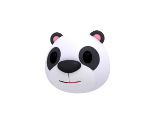 panda head 3D Model
