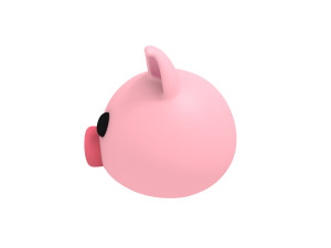pig head 3D-Modell