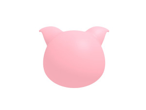 pig head 3D-Modell