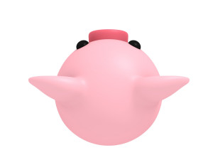 pig head 3D-Modell