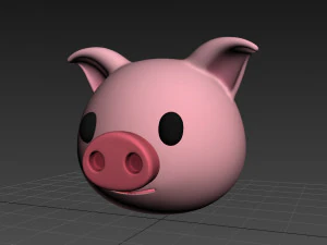 pig head 3D Model