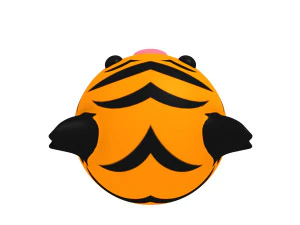 tijger hoofd 3D Model