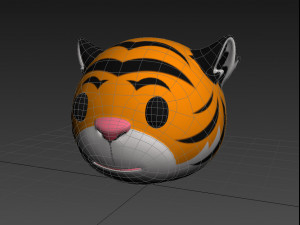 tiger head 3D Model