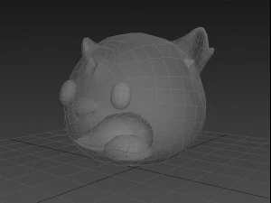 tijger hoofd 3D Model