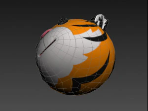 tijger hoofd 3D Model