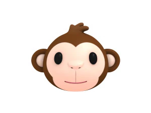 monkey head 3D Model