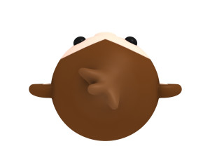 monkey head Model 3D