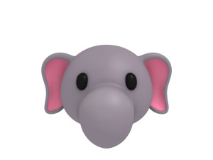 elephant head Modelo 3D
