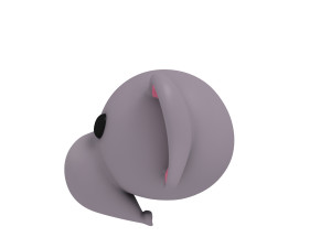 elephant head Modelo 3D