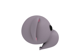 elephant head Modelo 3D