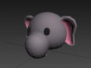 大象头 3D 模型