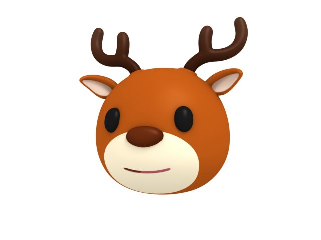 deer head Modelo 3D .c4d .max .obj .3ds .fbx .stl .blend 