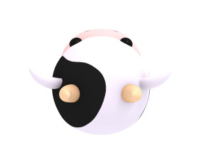 cow head Modèle 3D