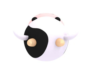 cow head 3D Model