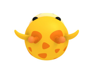 giraffe head 3D Model