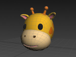 giraffe head 3D Model