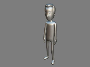 animated cartoon man 01 3D Model