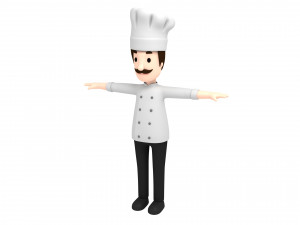 cartoon man pack 1 3D 모델