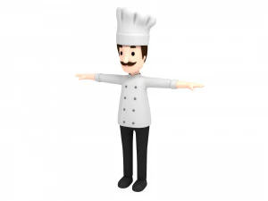 cartoon man pack 1 3D Model