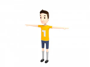 cartoon man pack 1 3D Model