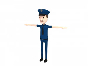 cartoon man pack 1 3D Model