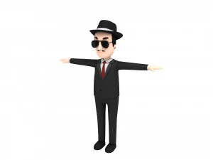 cartoon man character pack2 3D Model