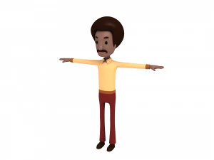 cartoon man character pack2 3D Model