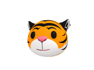 cartoon animal head pack 3D Model