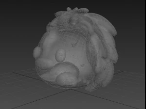 cartoon animal head pack 3D Model