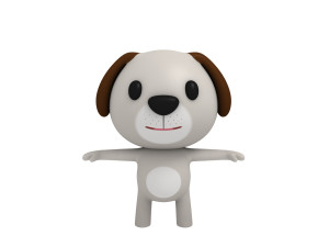 little dog Model 3D