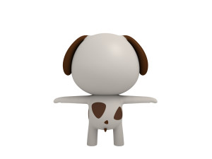little dog Model 3D