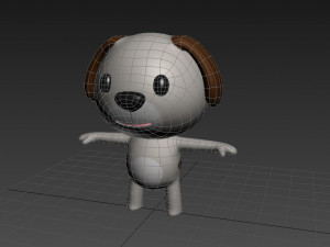 little dog Model 3D