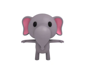 little elephant 3D Model
