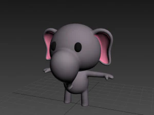 little elephant 3D Model