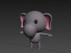 little elephant 3D Model