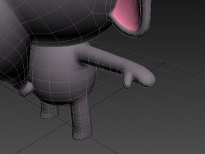 little elephant Model 3D