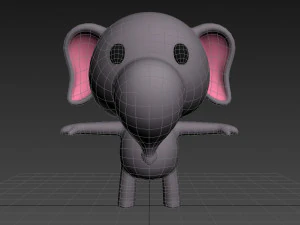 little elephant 3D Model