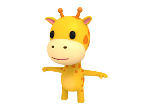 little giraffe 3D Model