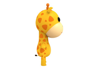 little giraffe Modello 3D