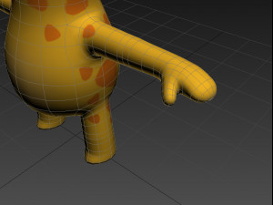 little giraffe Modello 3D