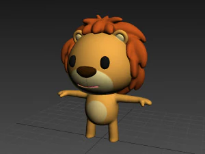 little lion 3D Model