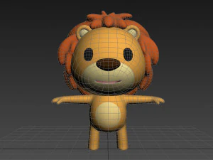 little lion 3D Model