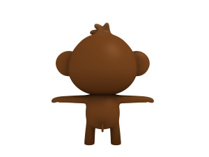 little monkey Model 3D
