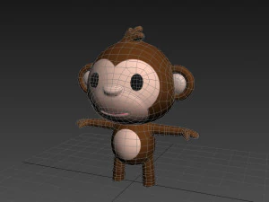 little monkey 3D Model
