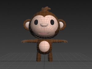 little monkey Model 3D